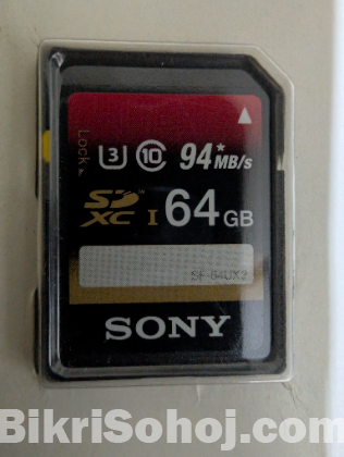 Original Sony Camera Memory Card 64GB